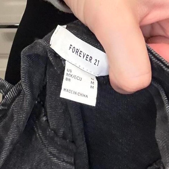 Black denim midi dress - Size M - Picture 4 of 4